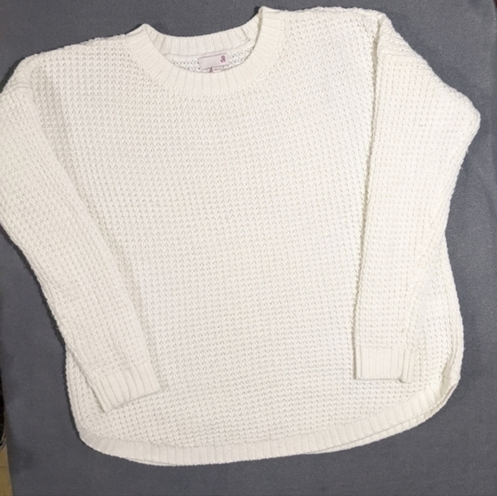 Women's waffle Cable knit weater size L‎
